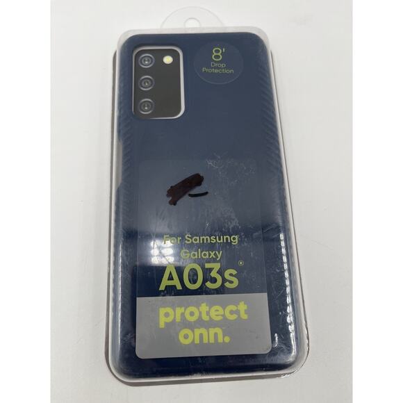 Protect Onn Blue Case For Samsung Galaxy A03s 8’ Drop Protection - Picture 1 of 2